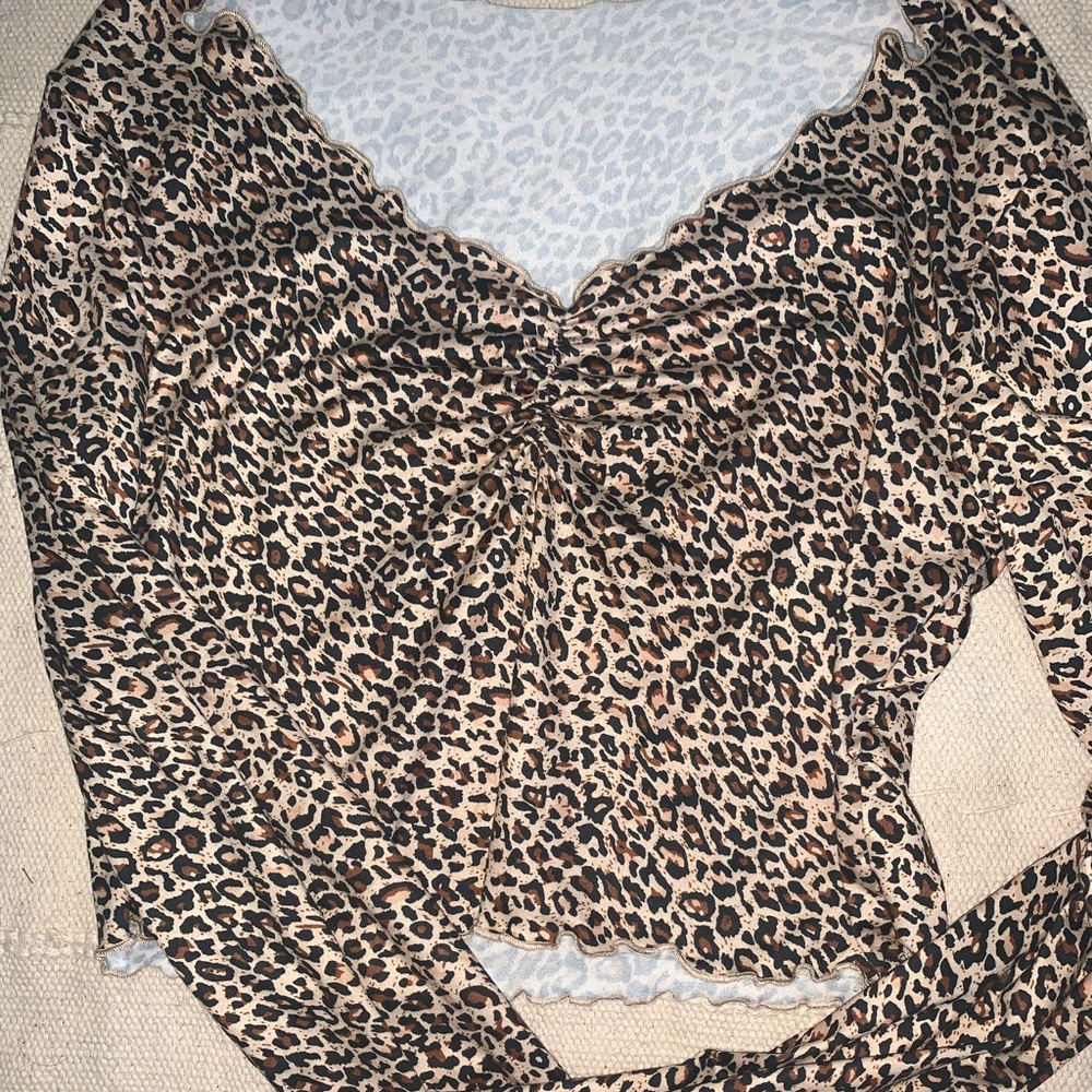SHEIN Cheetah Croptop